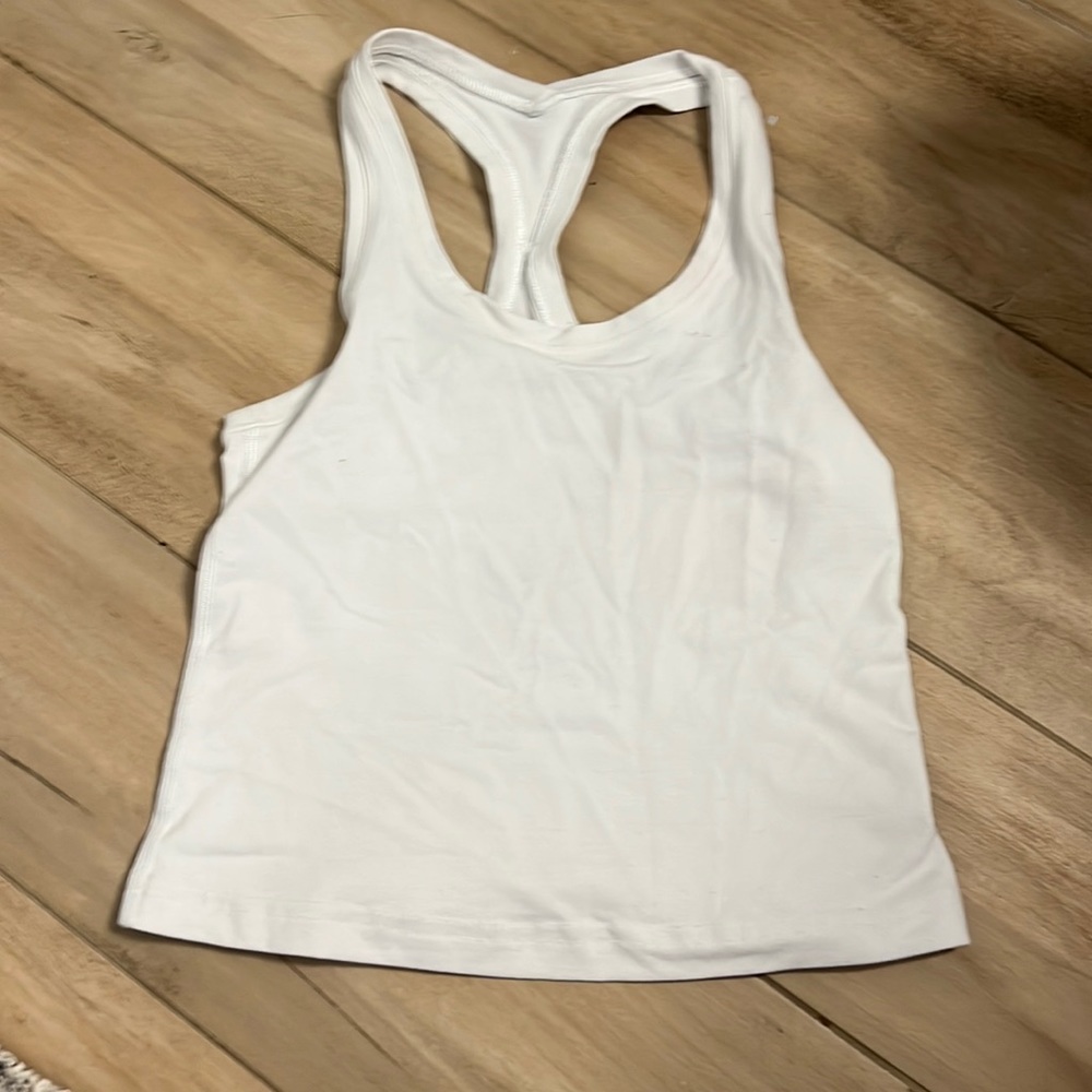 White, Lululemon tank top Size 4